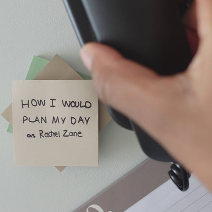 Call log demo using the large memo notepad, inspired by Suits character Rachel