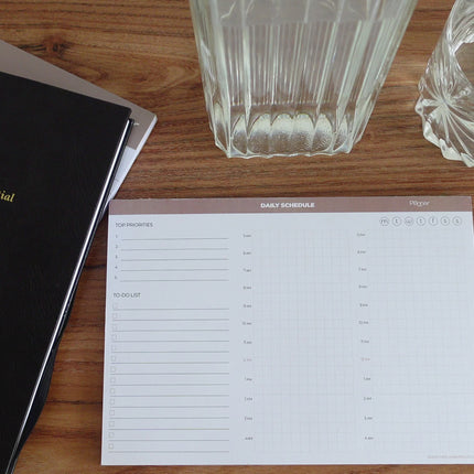 Video demonstration of the 24-Hour Planner Pad in use for daily planning and time blocking